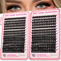 OOPPOO Manga Lash Clusters – 392 Pcs, 120D+120D D Curl Fluffy Volume Lashes