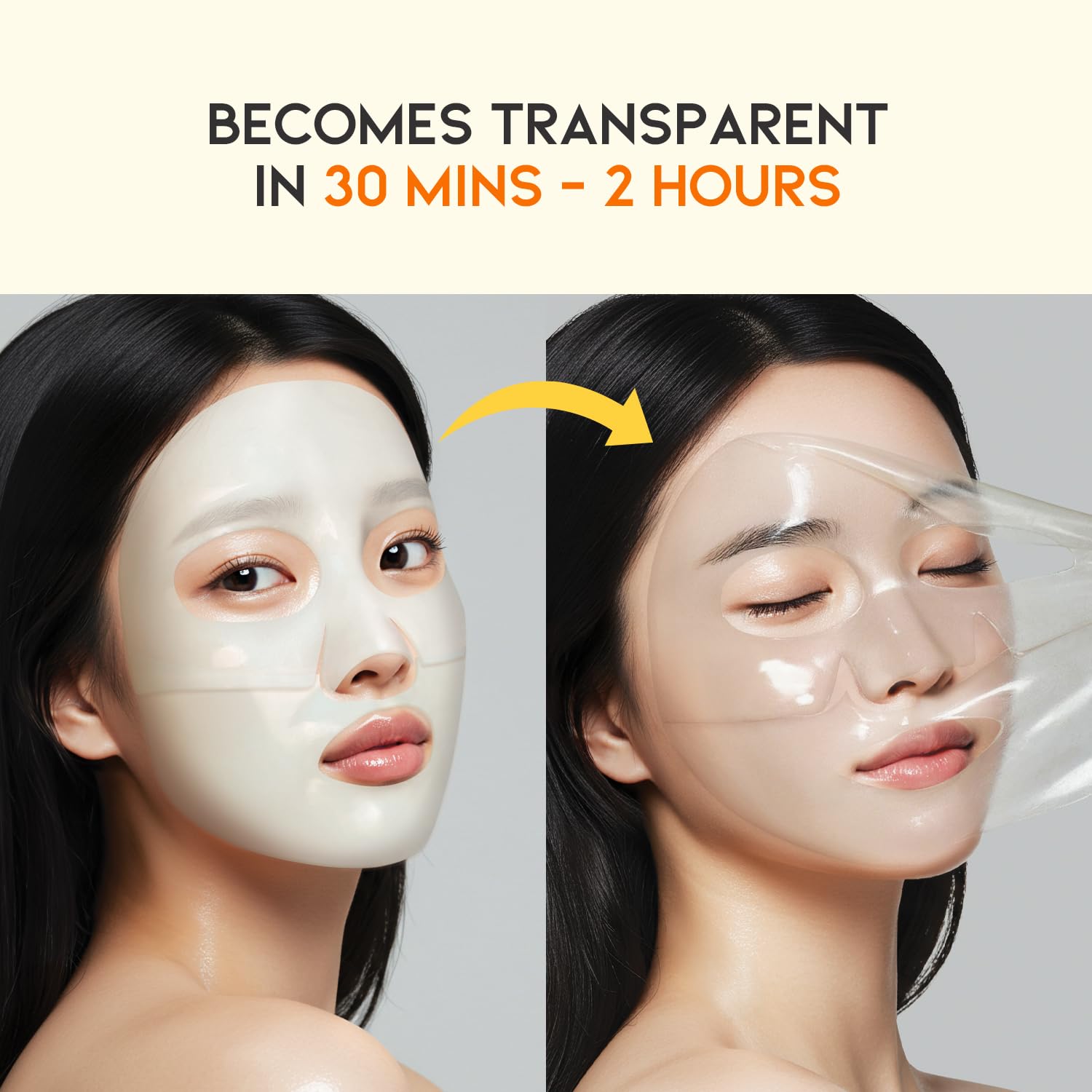 #OOTD Vitamin C Collagen Glutathione Hydrating & Firming Hydrogel Mask – Radiant Glow (5pcs)