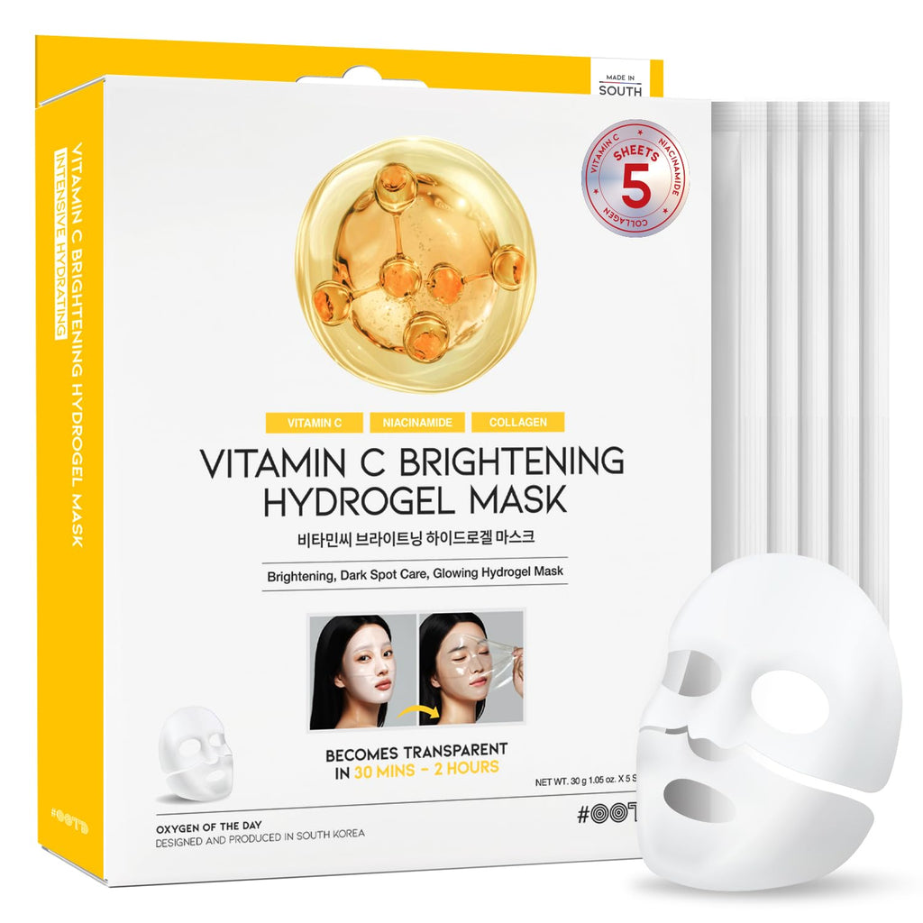 #OOTD Vitamin C Collagen Glutathione Hydrating & Firming Hydrogel Mask – Radiant Glow (5pcs)