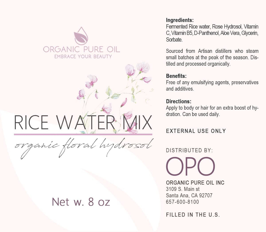 OPO Rice Water Hair Growth Mixture – 100% Natural Extra Strength Herbal Spray