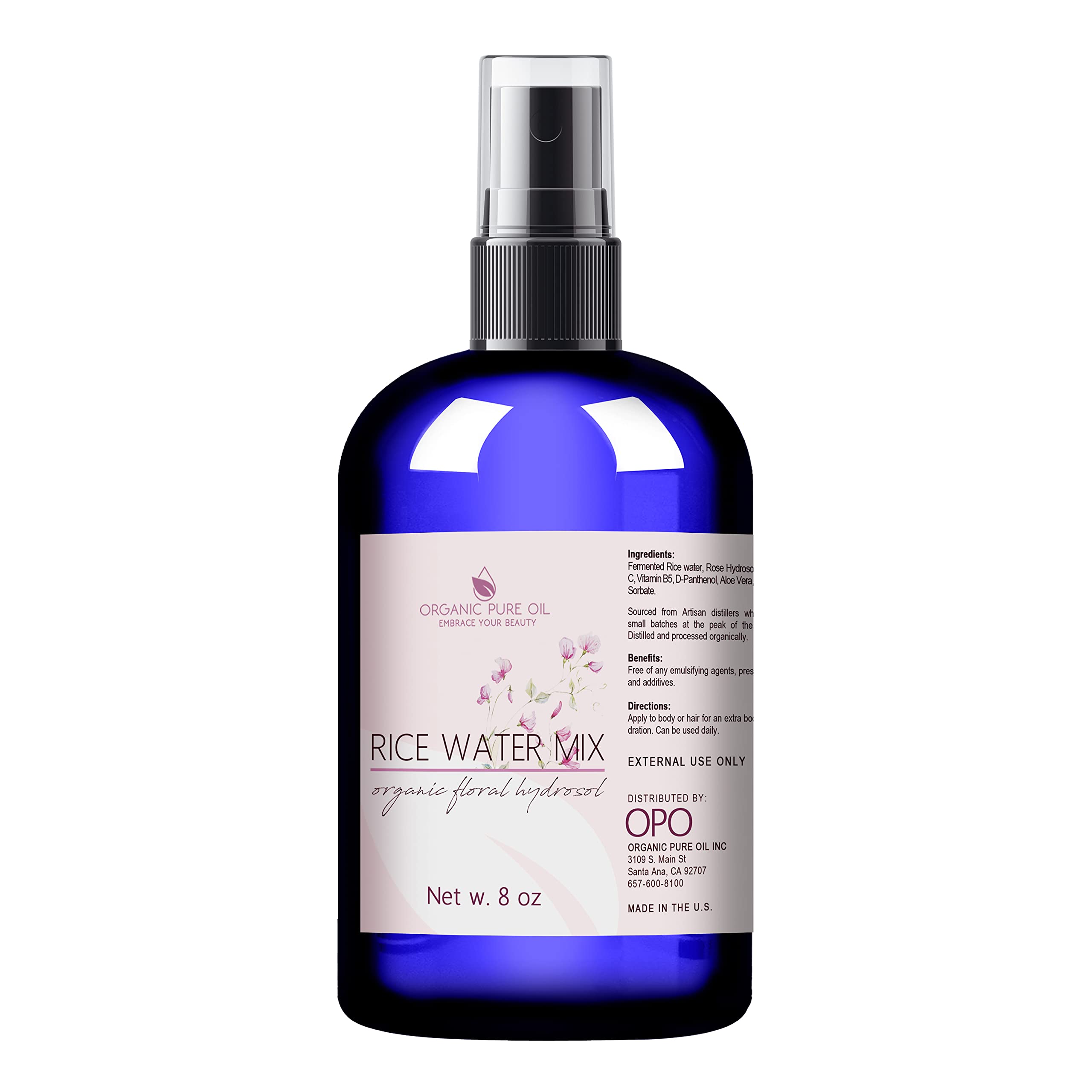 OPO Rice Water Hair Growth Mixture – 100% Natural Extra Strength Herbal Spray