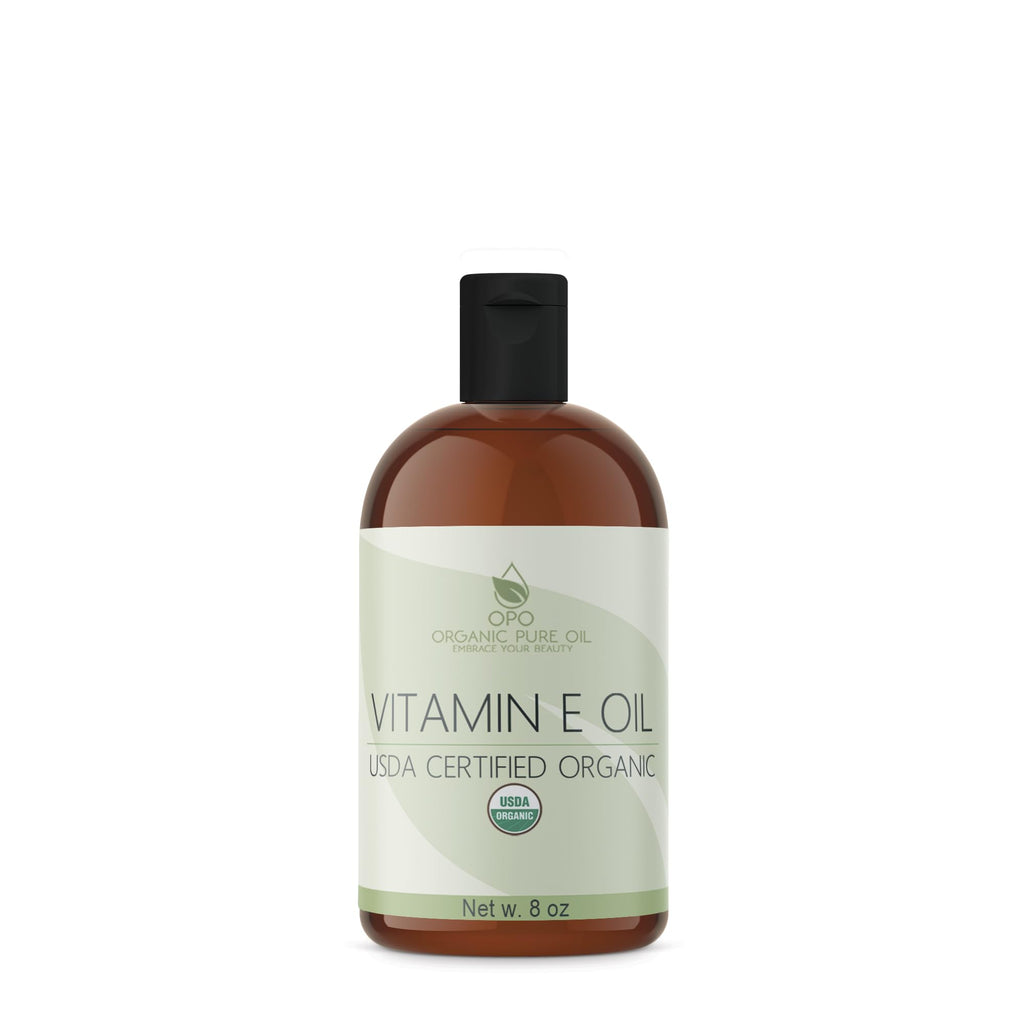 OPO Vitamin E Oil – Organic USDA Certified, Extra Strength for Skin, Hair, Nails | Vegan & Cruelty-Free