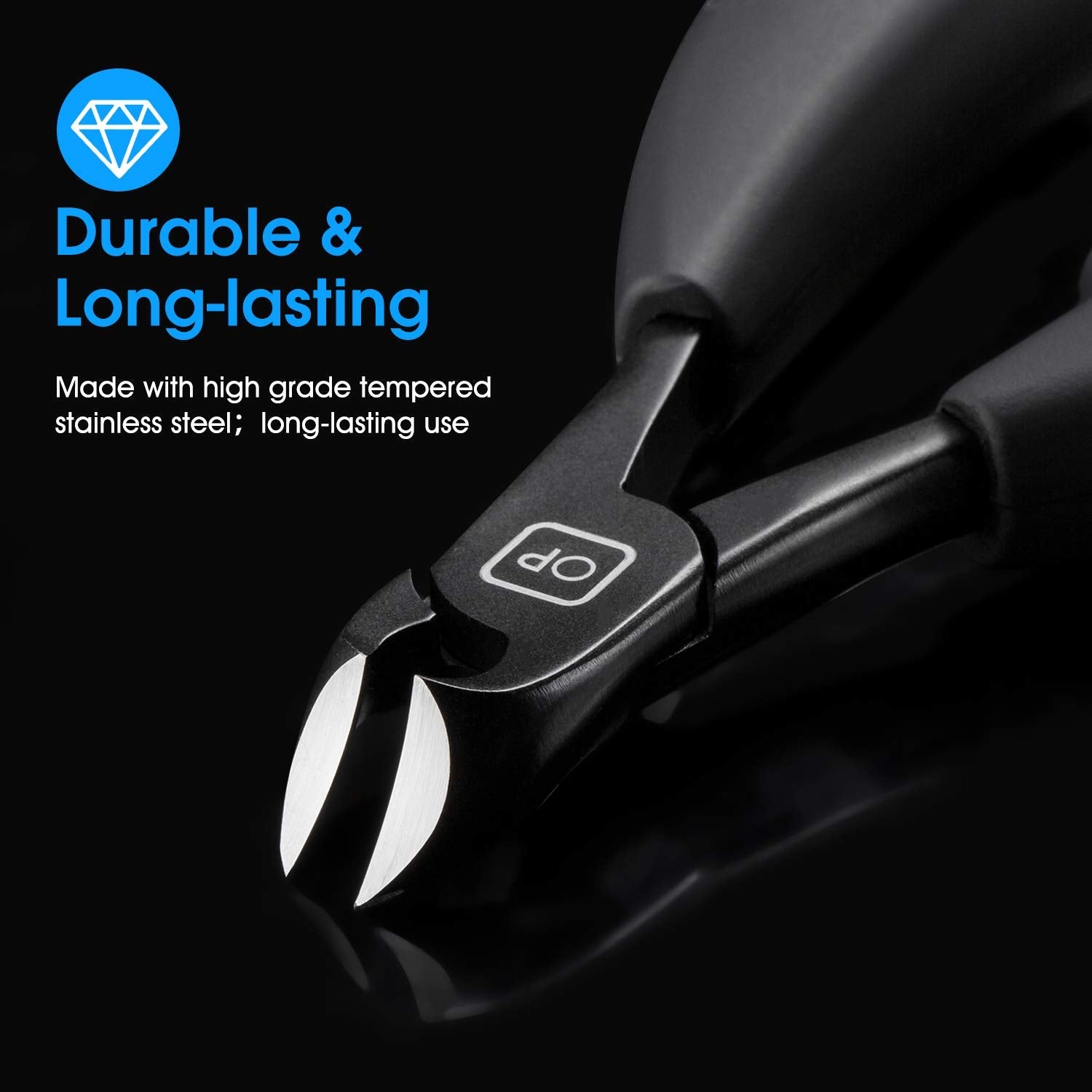 Opove X5 Toenail Clippers – Heavy Duty, Ultra Sharp Curved Blade, Ergonomic Non-Slip Handle