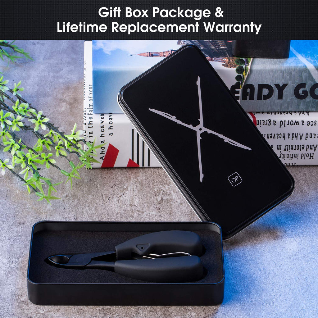 Opove X5 Toenail Clippers – Heavy Duty, Ultra Sharp Curved Blade, Ergonomic Non-Slip Handle