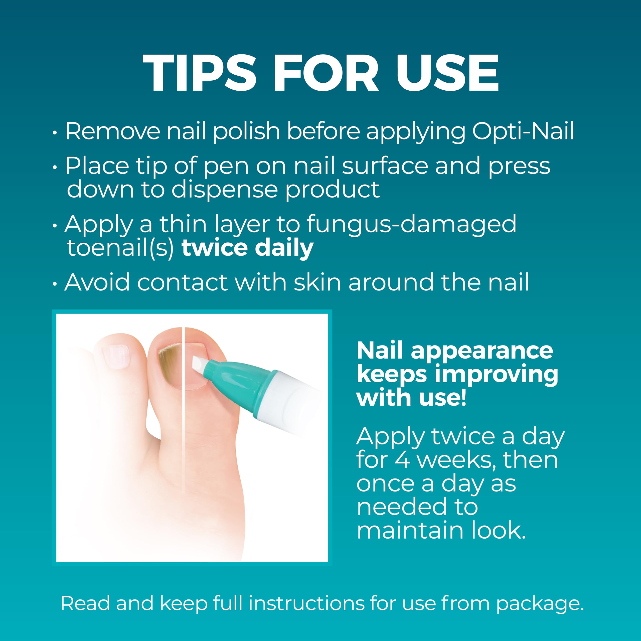 Opti-Nail Fungal Nail Repair Pen – Restore Nail Appearance