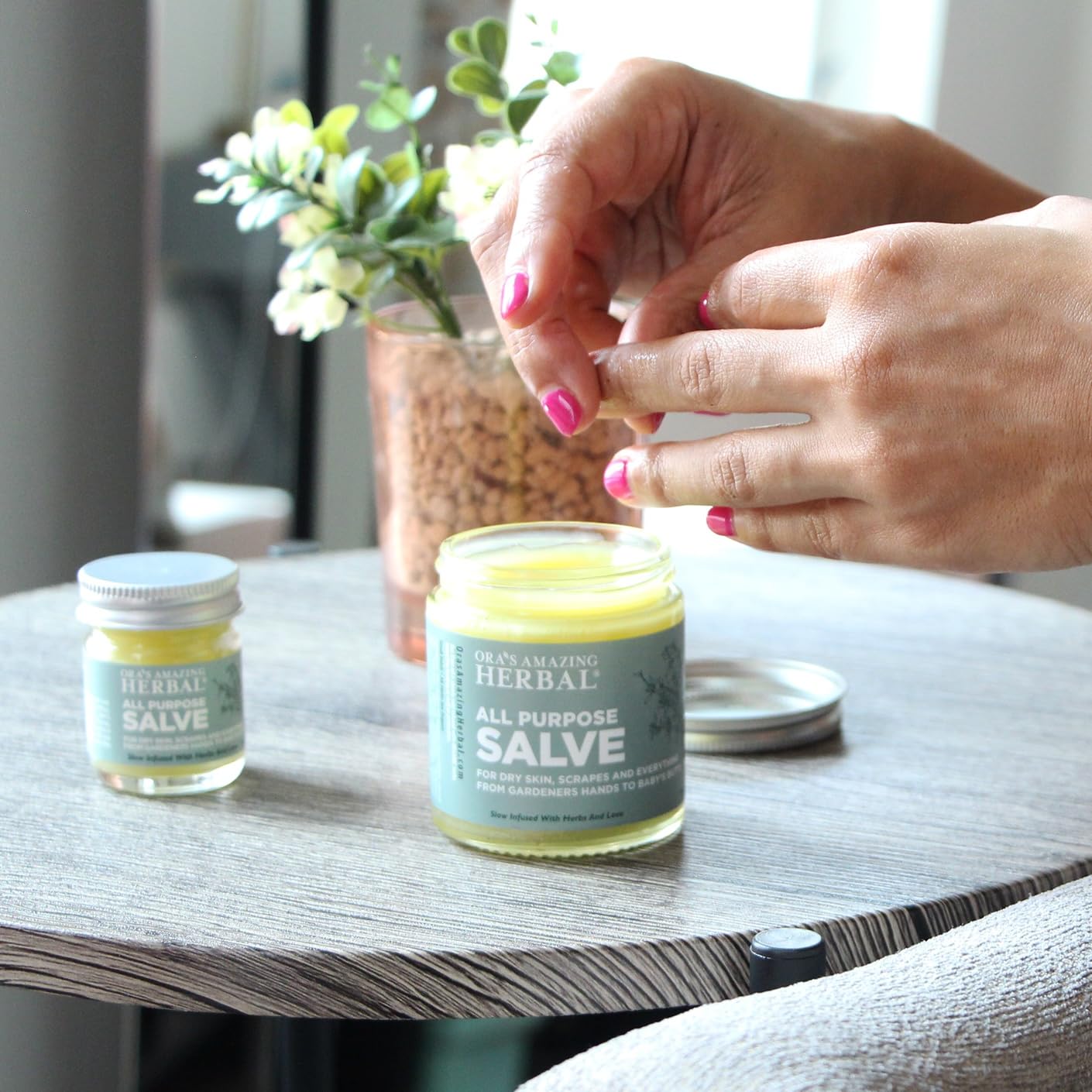 Ora's Amazing Herbal All Purpose Salve – Herbal Skin Balm with Tea Tree, 4 oz