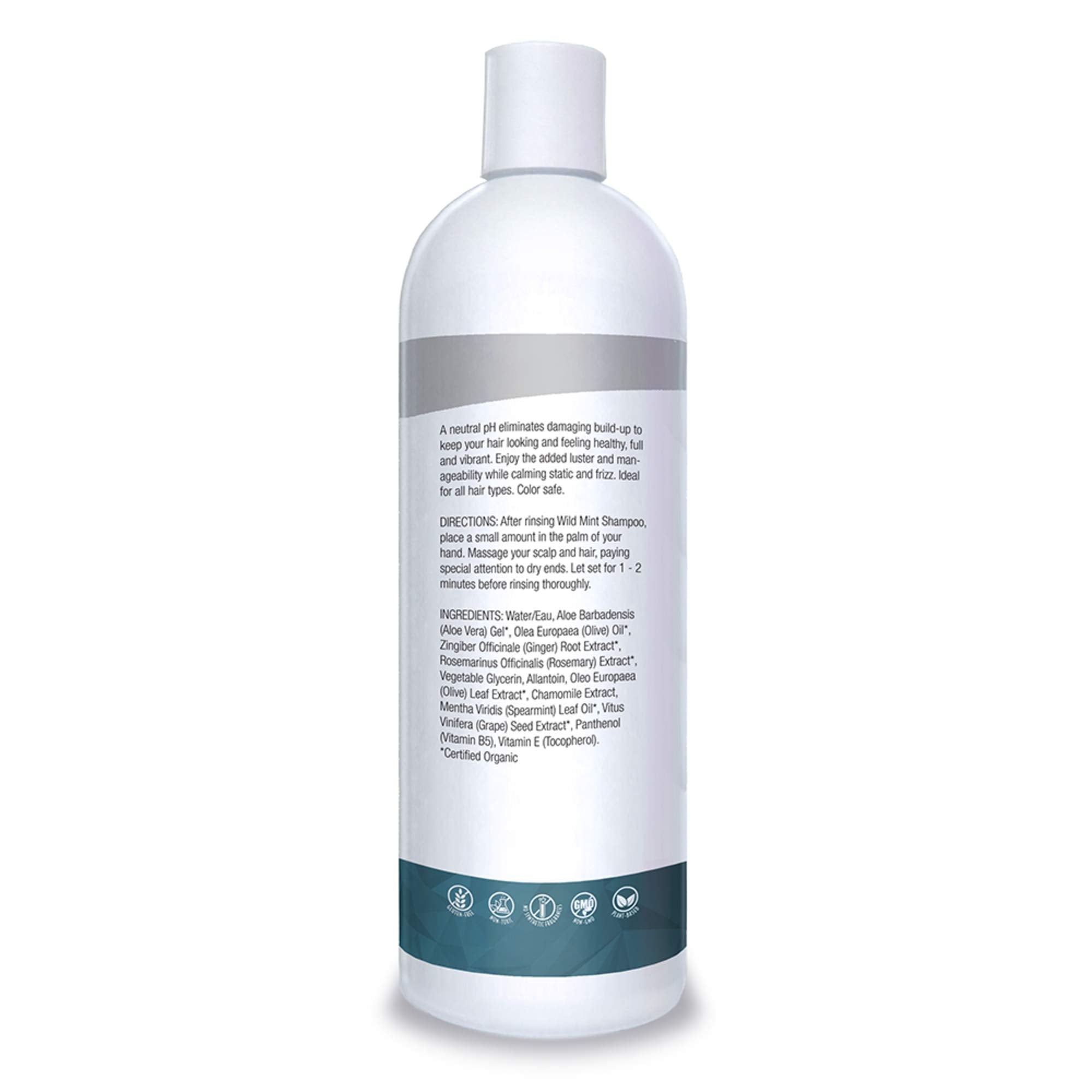 Organic Excellence Wild Mint Conditioner, 16 Fluid Ounce | Gentle, Lightweight Hydration