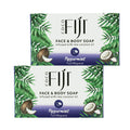 Organic Fiji Coco Fiji Soap Bar – Coconut Oil & Peppermint (Face & Body, 7 oz, Pack of 2)