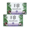 Coco Fiji Soap Bar with Organic Coconut Oil & Night Blooming Jasmine – Face & Body (Pack of 2)