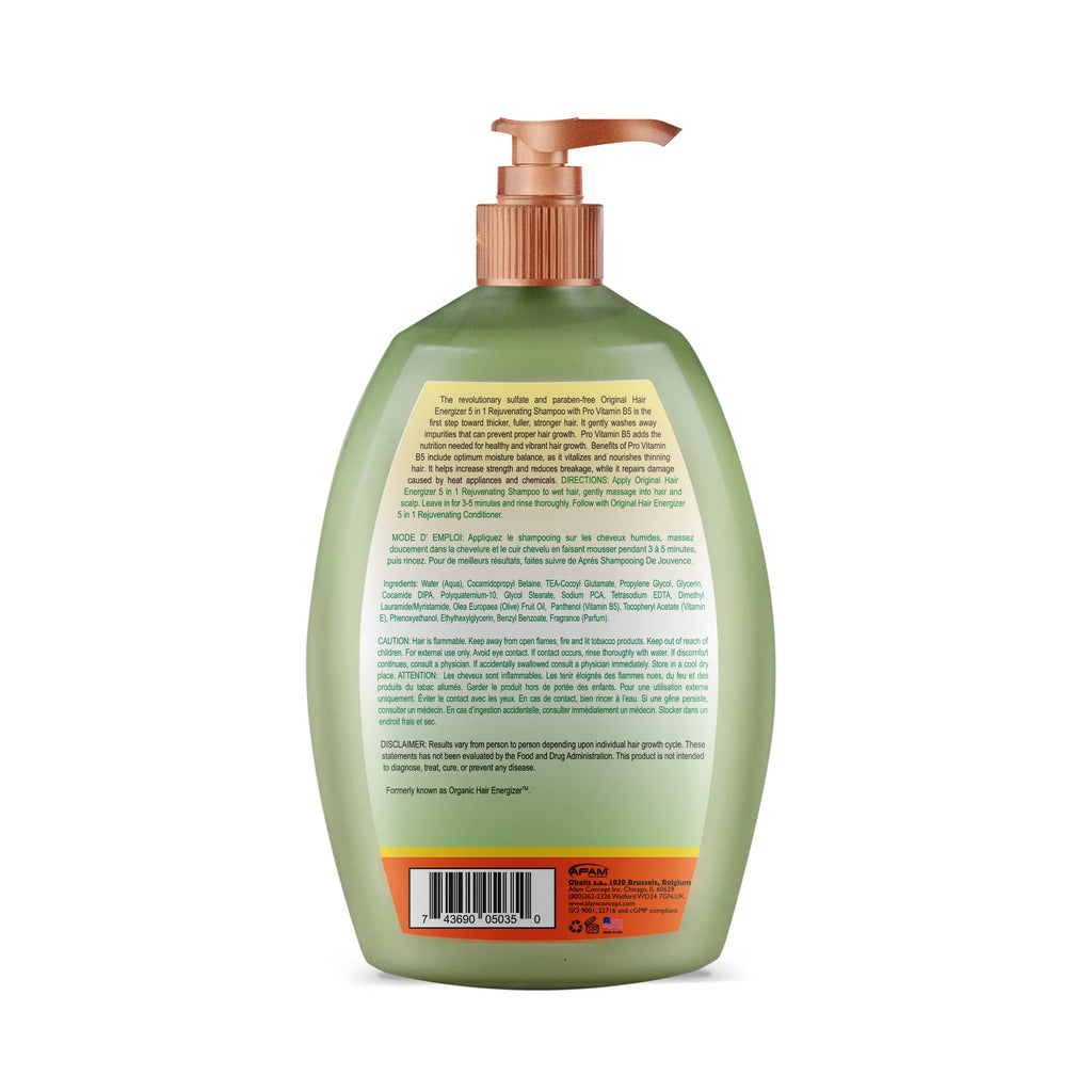 Organic Hair Energizer 2-in-1 Hair Growth Shampoo & Conditioner (13 oz each)