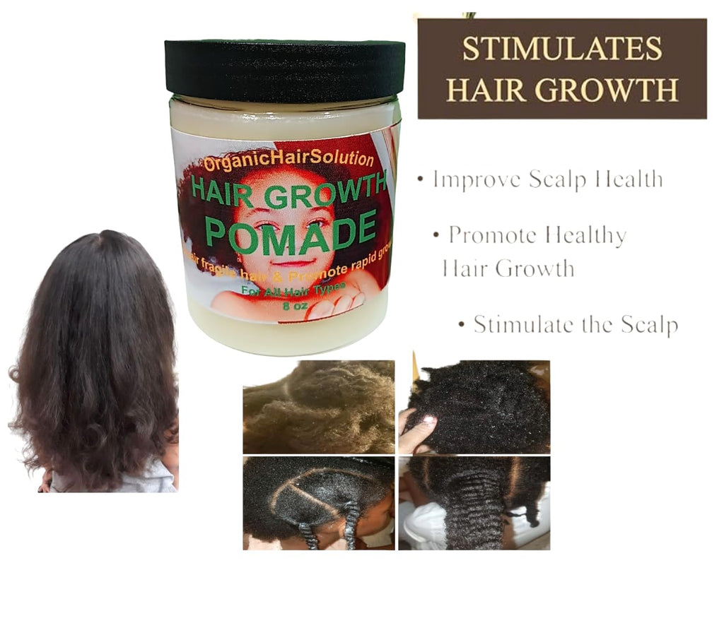 Organic Hair Solution Kids Hair Growth Pomade – For Stronger, Thicker, Longer Hair