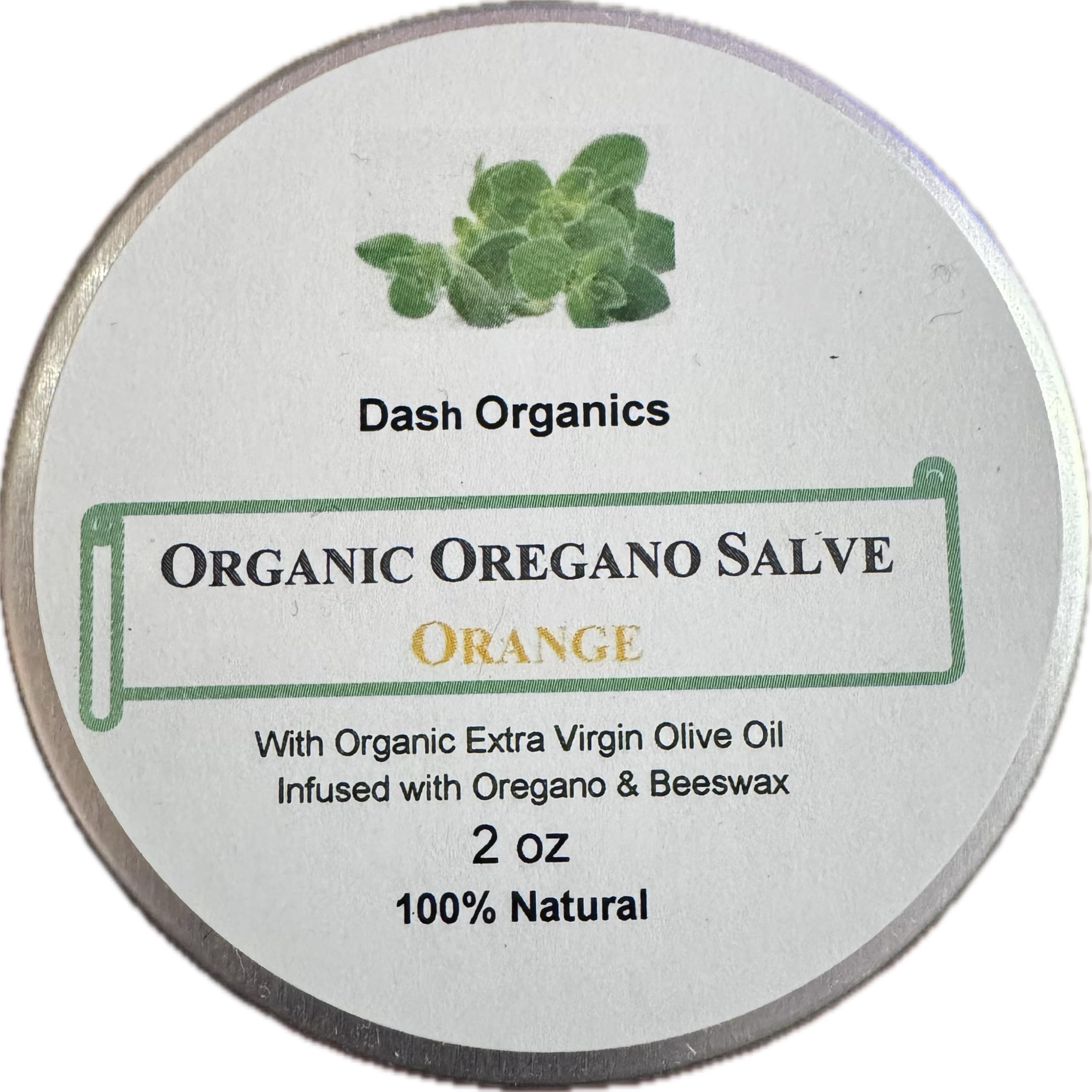 Organic Herbal Salve – Orange Scent, 2oz | Oregano-Infused Extra Virgin Olive Oil