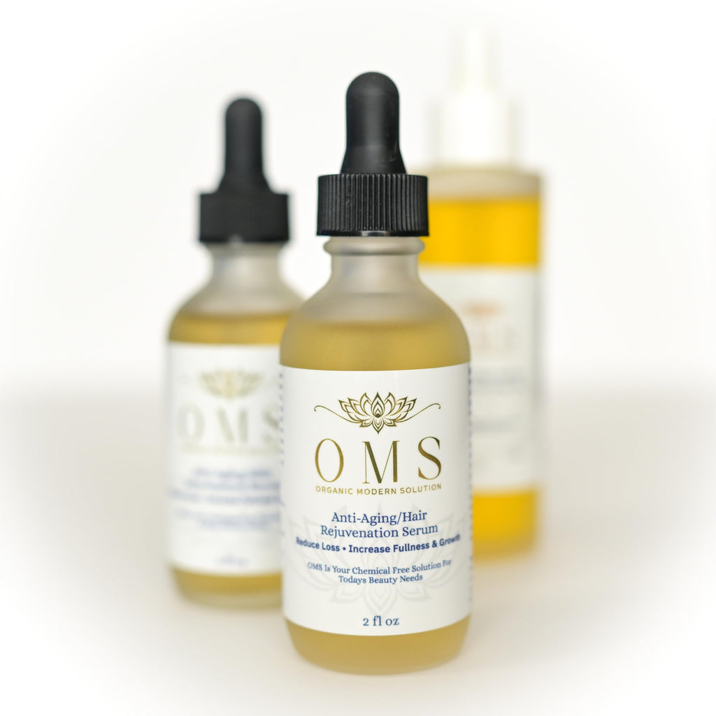 ORGANIC MODERN SOLUTION Pre-Shampoo Hair Thickening Oil & Growth Serum – 2-Pack Duo