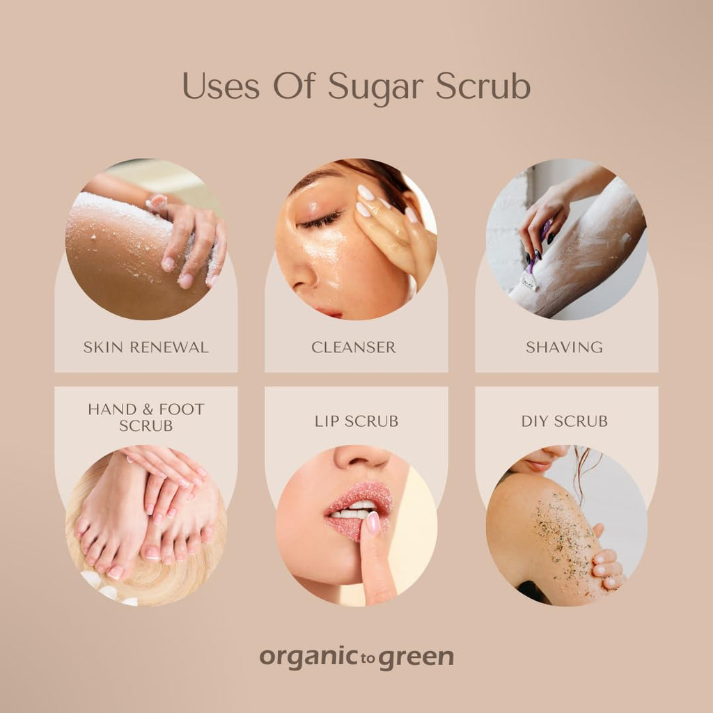 Organic To Green Rainforest Sugar Coconut Oil Scrub - Exfoliate & Moisturize