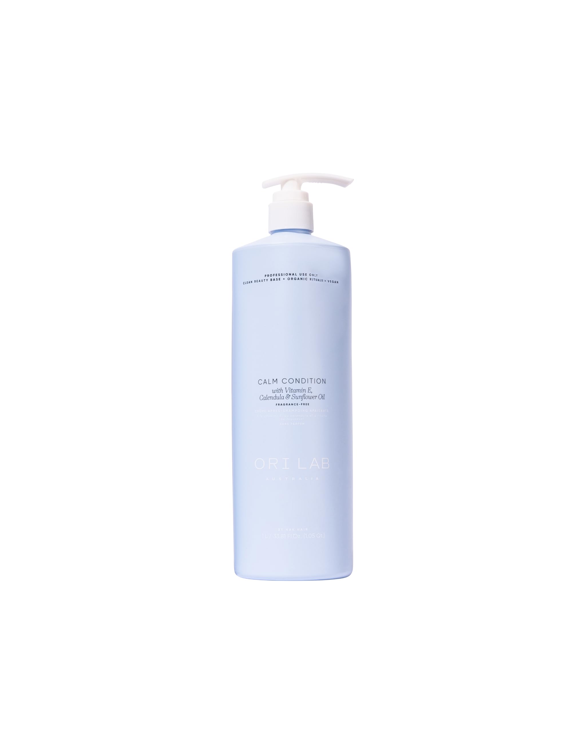 ORI LAB Calm Condition 1 Litre – Fragrance-Free Nourishing Cleanse & Condition