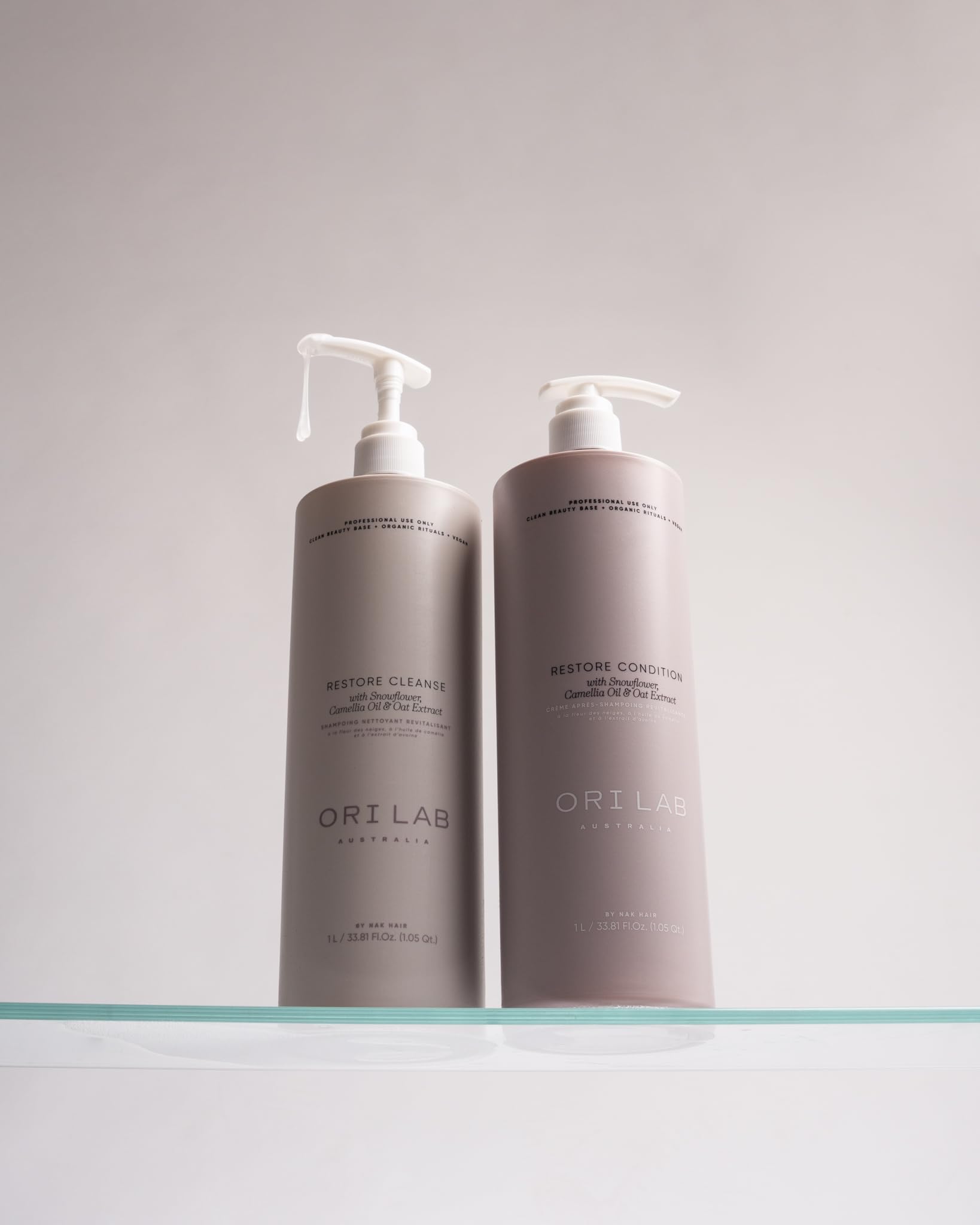 ORI LAB Restore Cleanse 1 Litre – Gentle, Colour-Safe Shampoo
