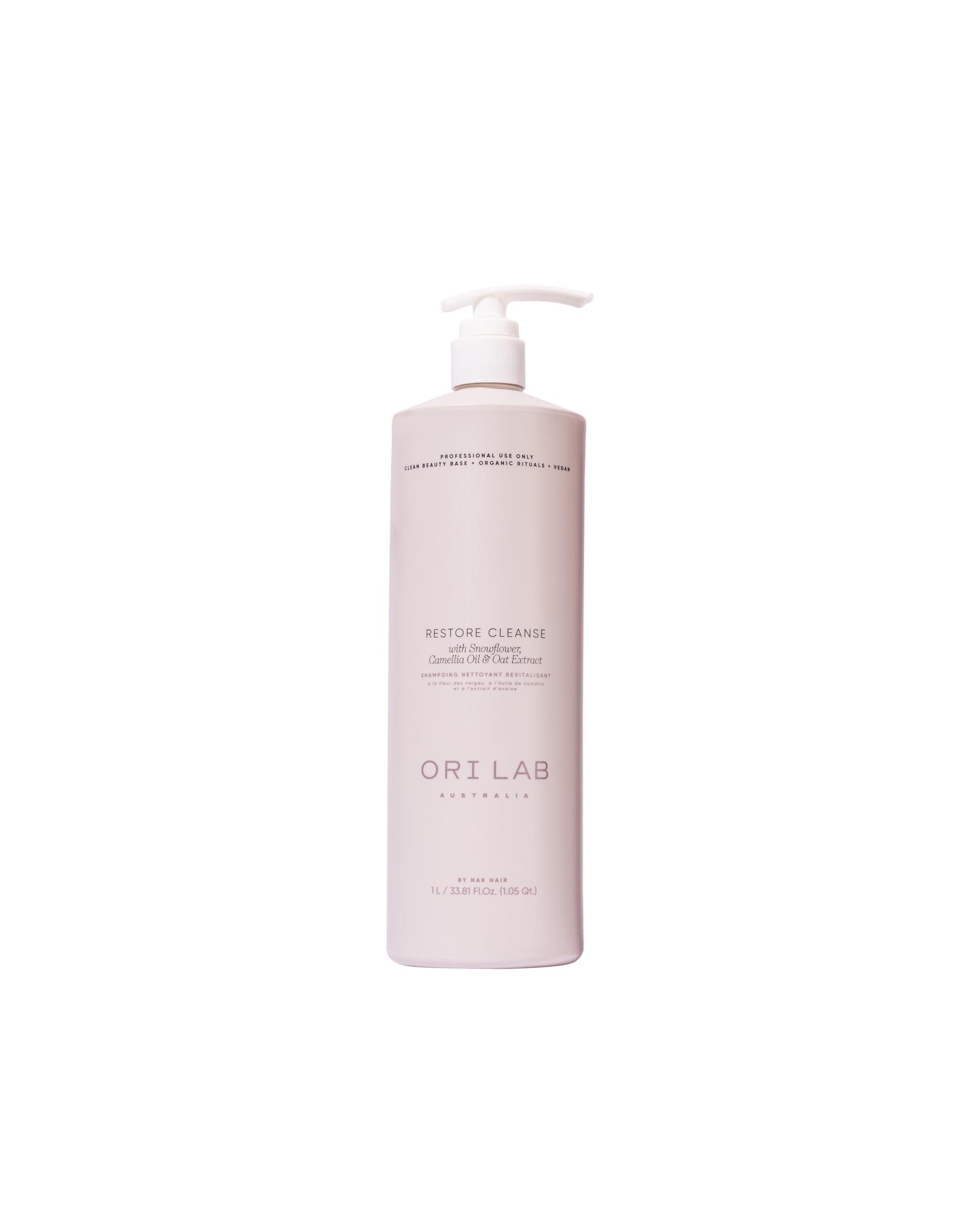 ORI LAB Restore Cleanse 1 Litre – Gentle, Colour-Safe Shampoo