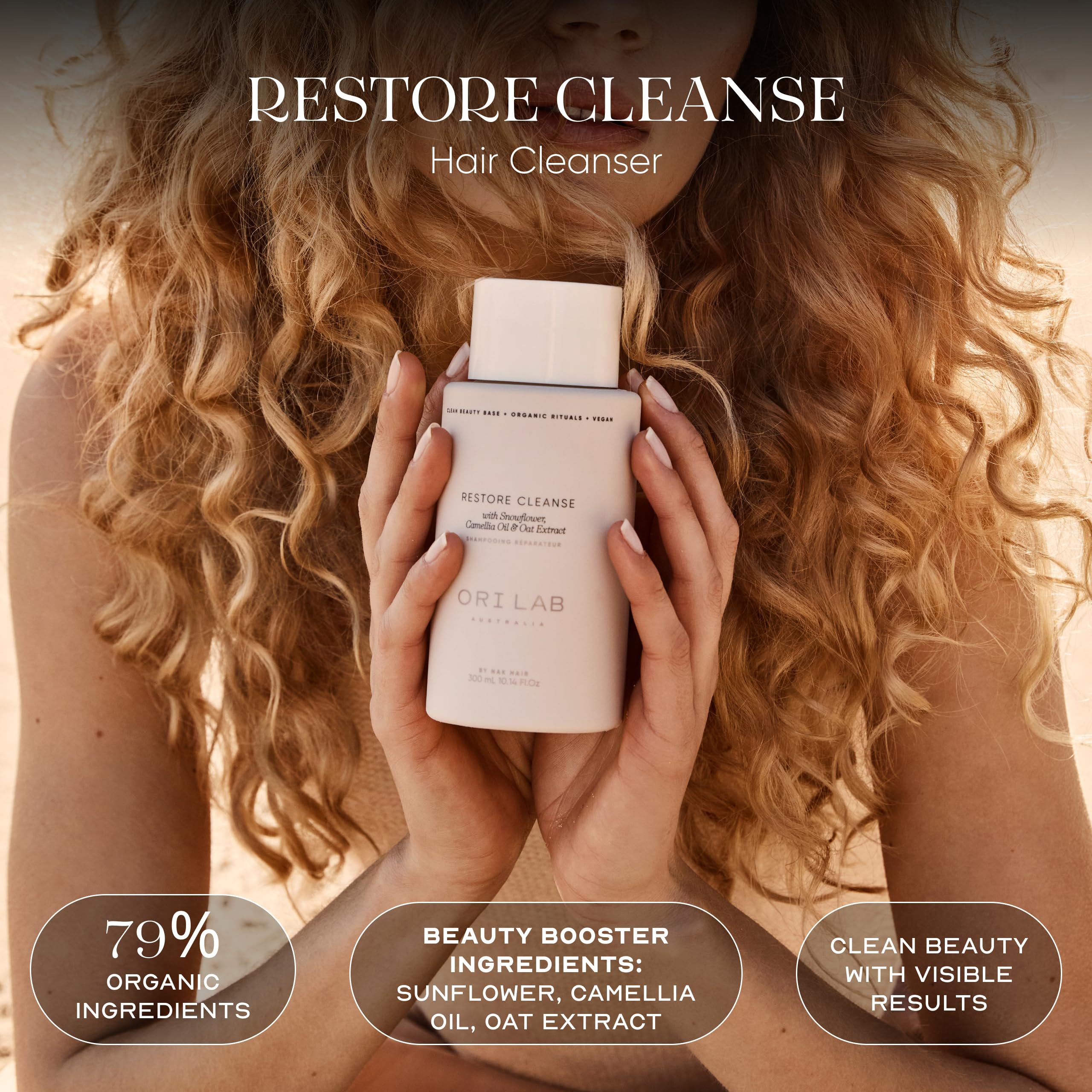 ORI LAB Restore Cleanse 300ml – Gentle, Color-Safe Hydrating Shampoo
