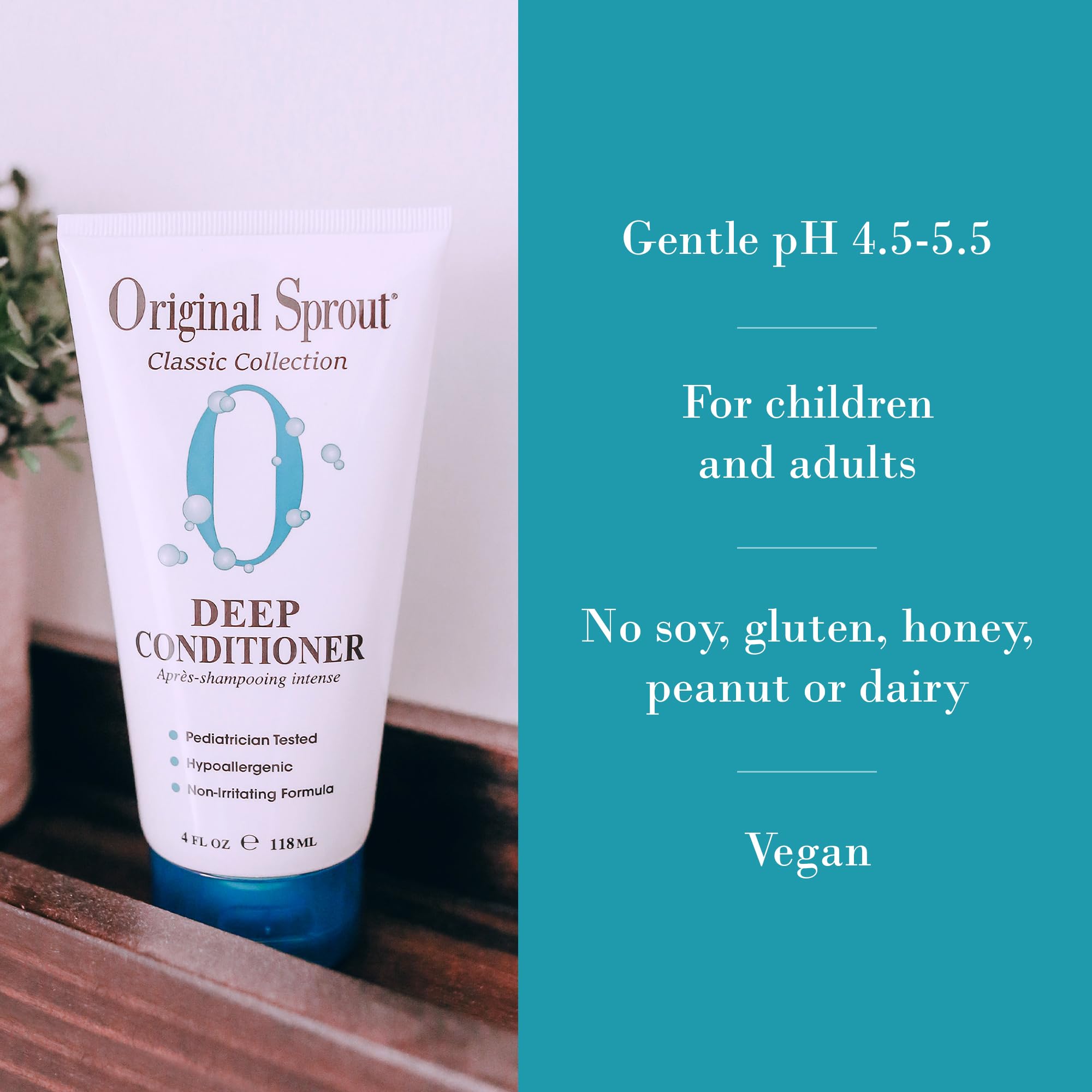 Original Sprout Deep Conditioner – All Hair Types, Vegan, 32 oz (Pack of 2)