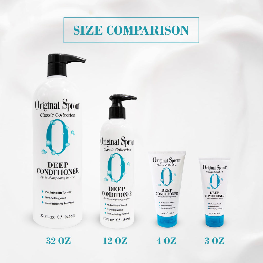 Original Sprout Deep Conditioner – All Hair Types, Vegan, 32 oz (Pack of 2)