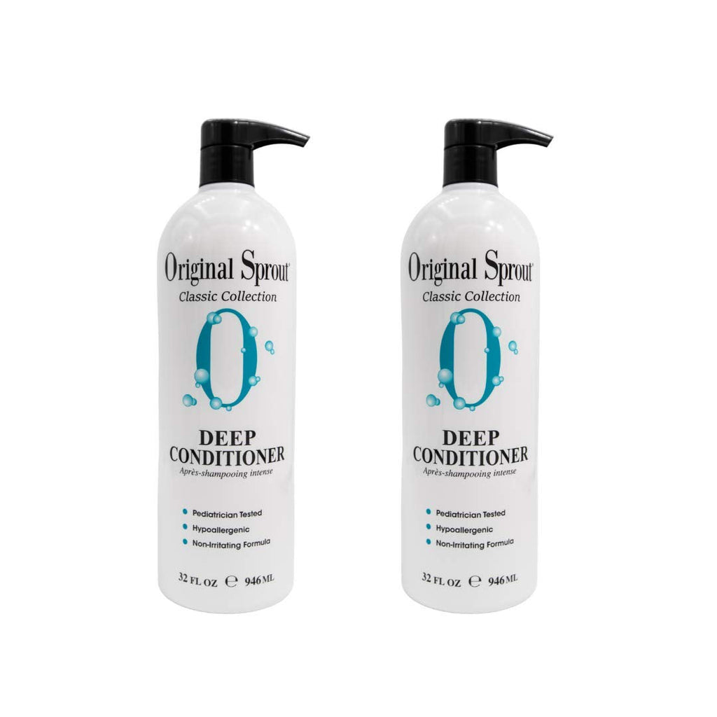 Original Sprout Deep Conditioner — Organic Vegan Hair Care, 32 oz, 2-Pack