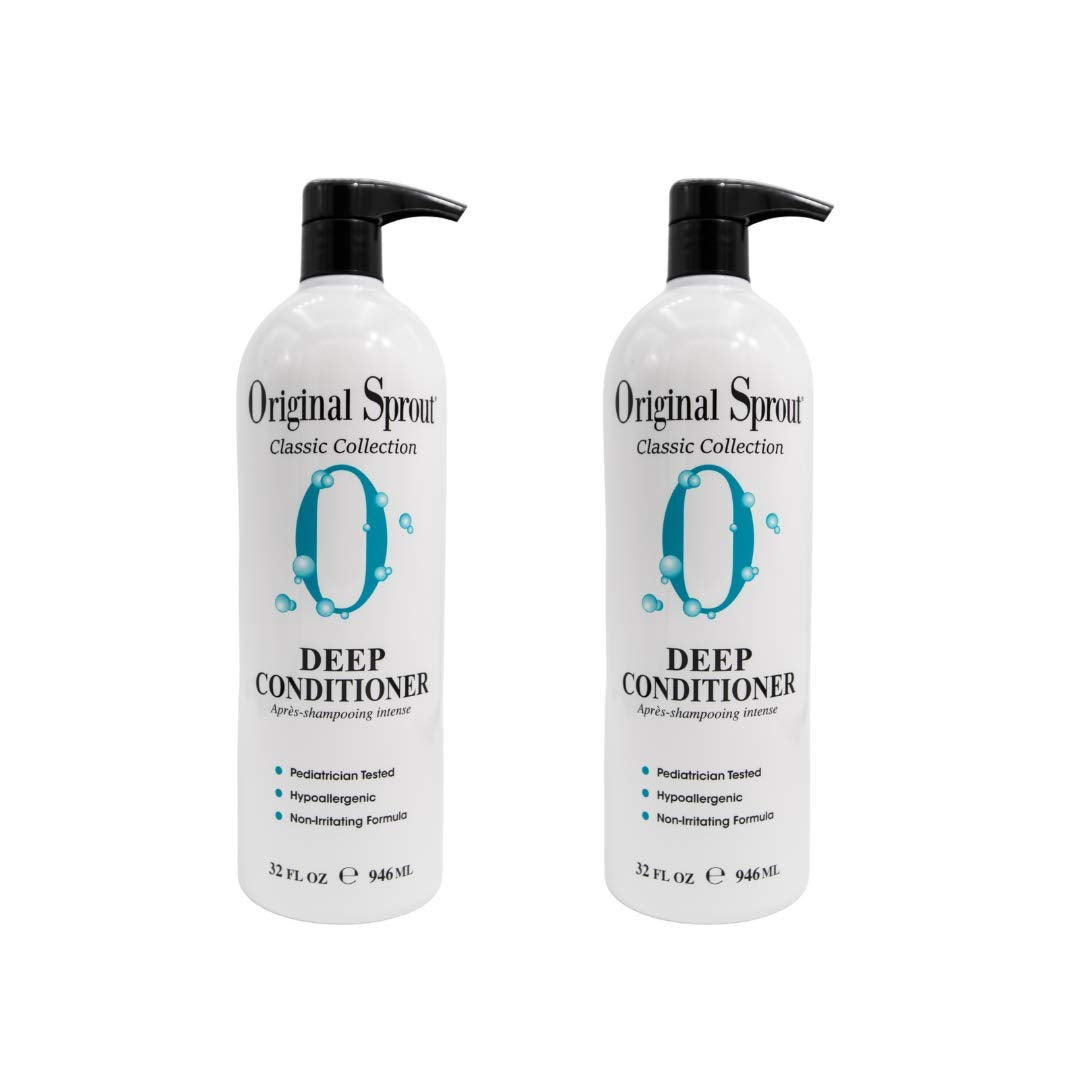 Original Sprout Deep Conditioner — Organic Vegan Hair Care, 32 oz, 2-Pack