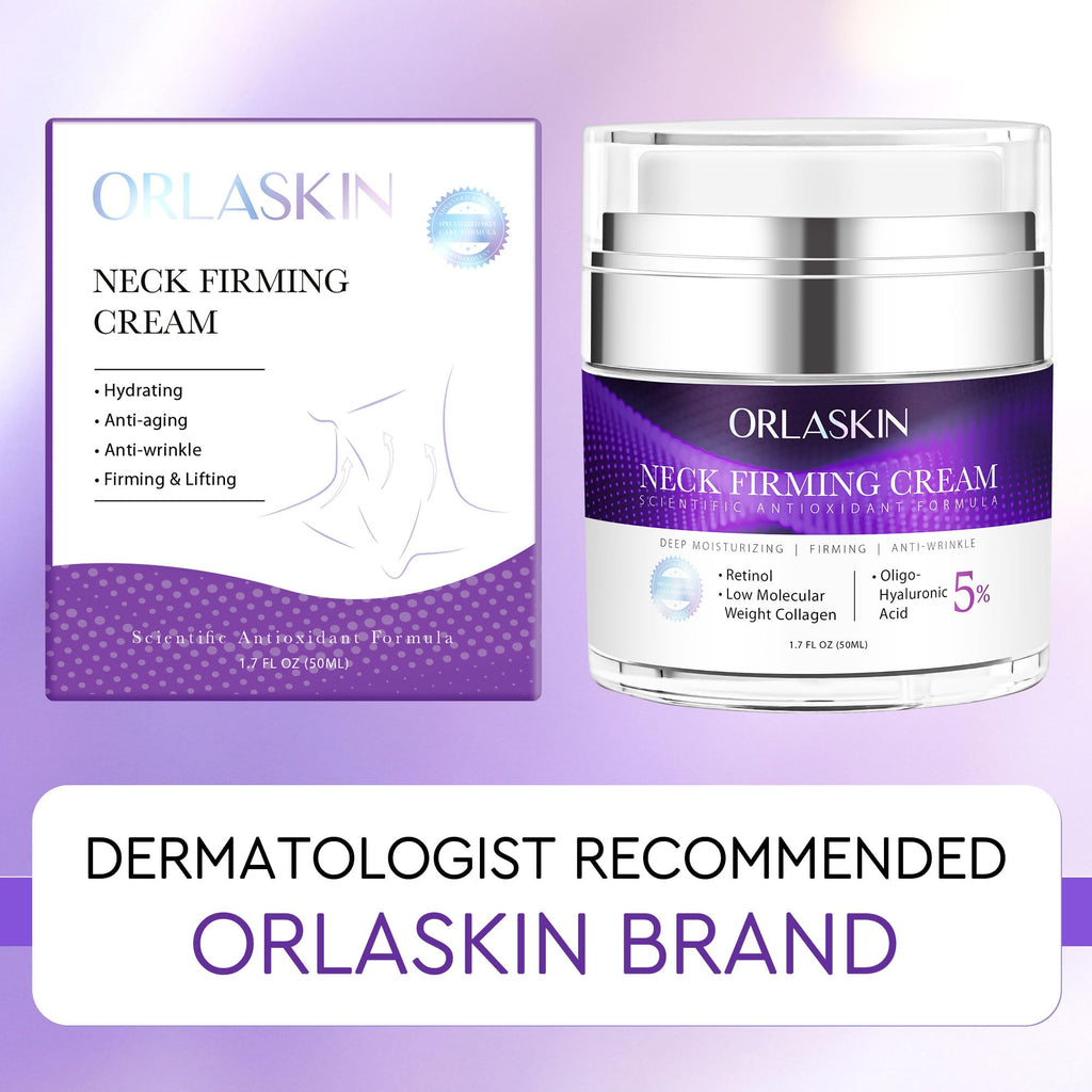 ORLASKIN Neck Firming Cream with Retinol – Tighten, Hydrate & Lift Face & Neck
