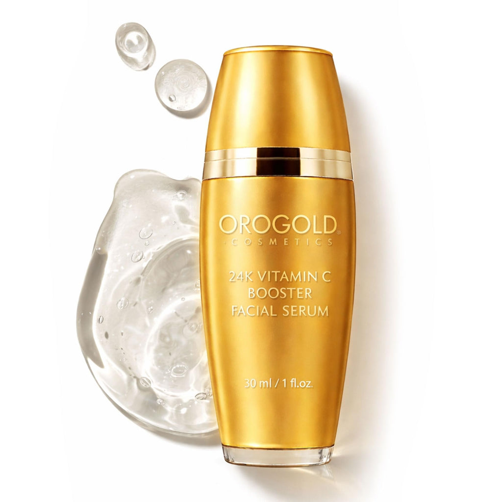 Orogold 24K Vitamin C Facial Serum – Anti-Aging, Brightening with Gold, 1 Fl Oz