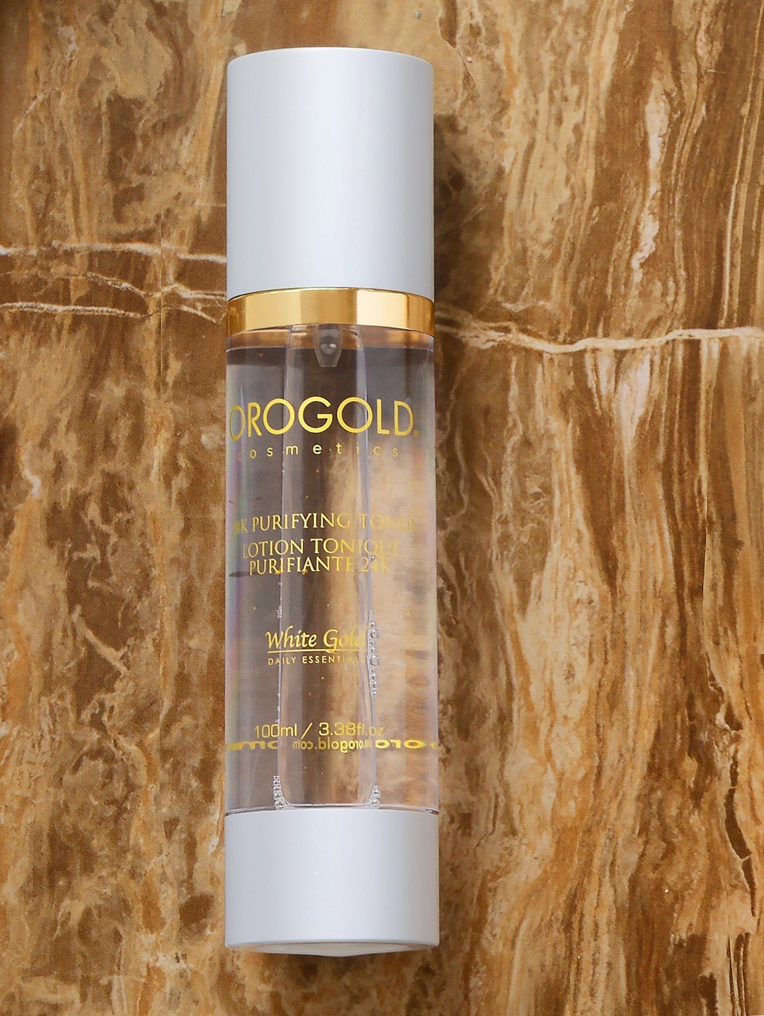 OROGOLD White Gold 24K Purifying Facial Toner – Aloe Vera, Chamomile, 100 ml