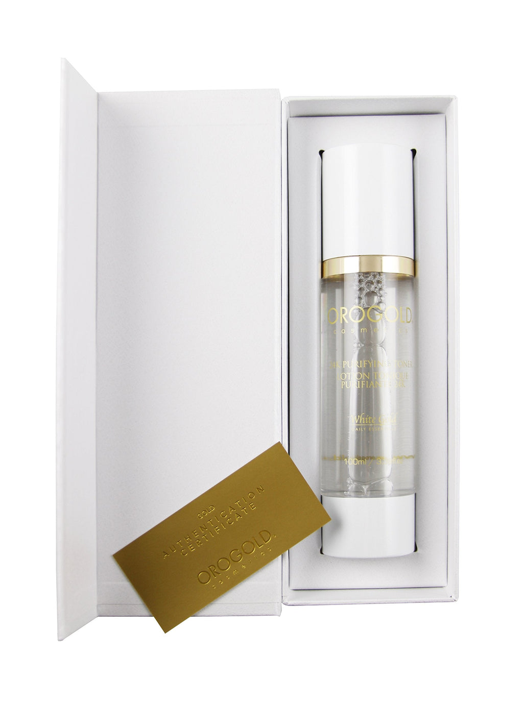 OROGOLD White Gold 24K Purifying Facial Toner – Aloe Vera, Chamomile, 100 ml