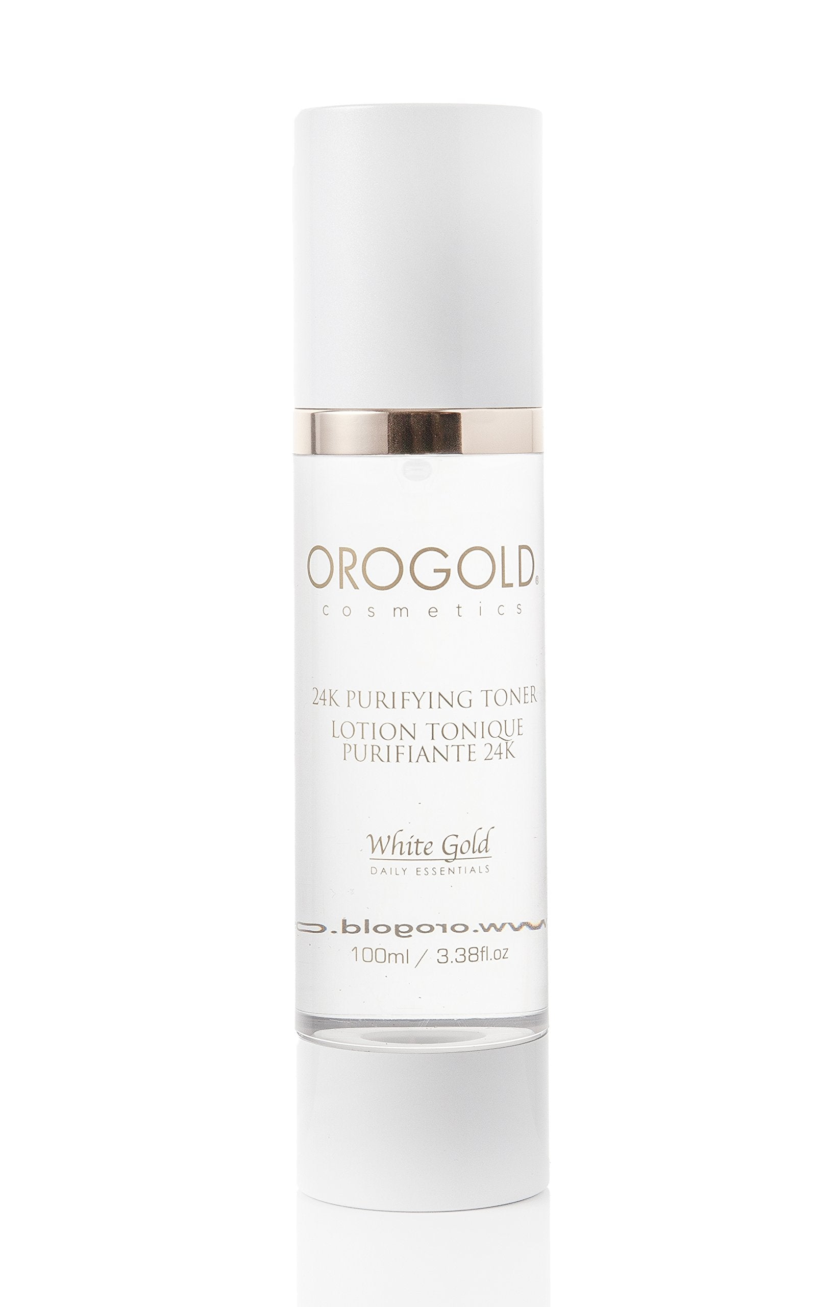 OROGOLD White Gold 24K Purifying Facial Toner – Aloe Vera, Chamomile, 100 ml