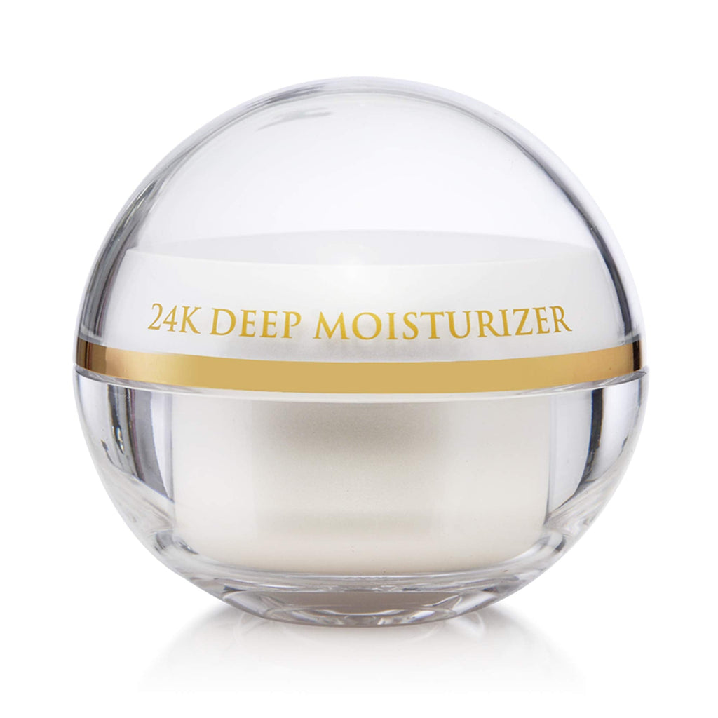 Orogold White Gold Day Moisturizer – 24K Gold Deep Hydration with White Tea, Chamomile, Shea Butter, Vitamin C & E – 1.6 oz