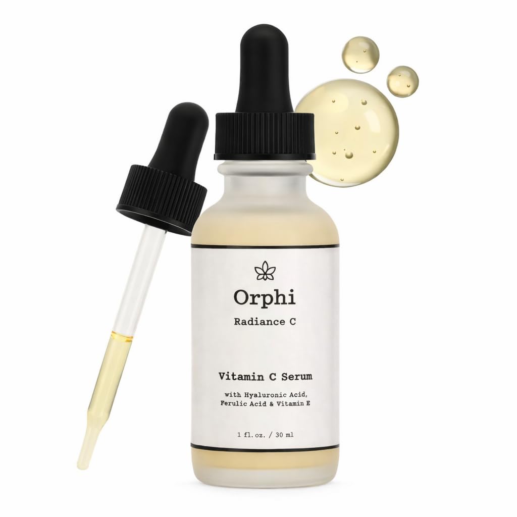 Orphi Radiance C Serum – Fragrance-Free Vitamin C with Hyaluronic Acid | USA Made