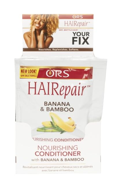ORS HaiRepair Banana-Bamboo Nourishing Conditioner | 12-Pack Travel Pack