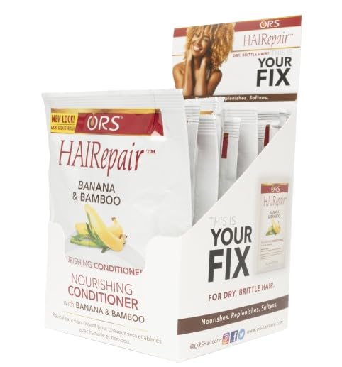 ORS HaiRepair Banana-Bamboo Nourishing Conditioner | 12-Pack Travel Pack