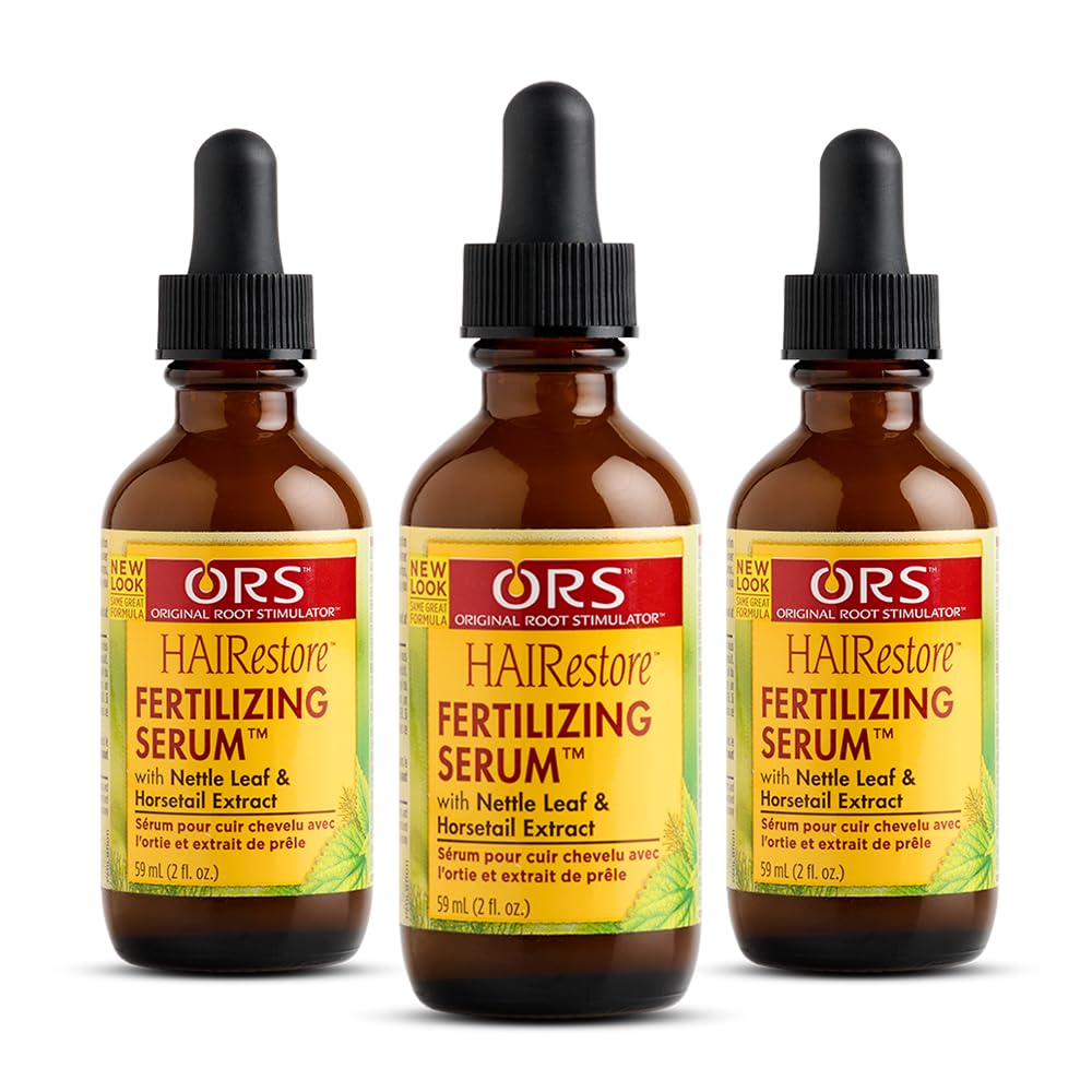 ORS Hairrestore Fertilizing Serum with Nettle Leaf & Horsetail Extract – 3 x 2 oz