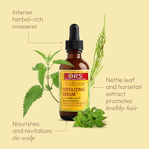 ORS Hairrestore Fertilizing Serum with Nettle Leaf & Horsetail Extract – 3 x 2 oz