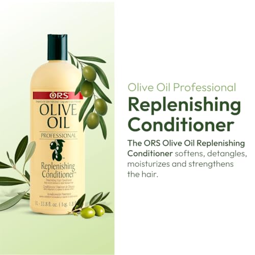 ORS Olive Oil Professional Replenishing Conditioner 33.8 oz Pack of 2