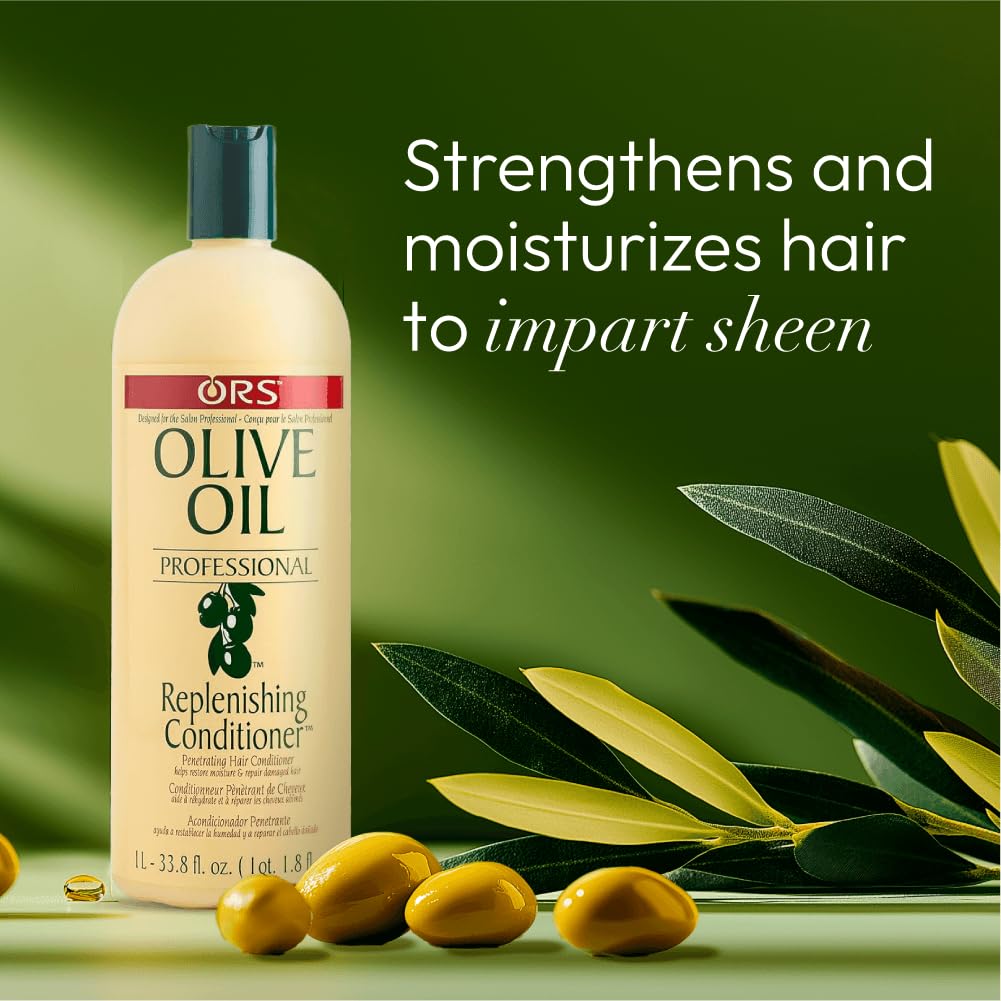 ORS Olive Oil Professional Replenishing Conditioner 33.8 oz Pack of 2