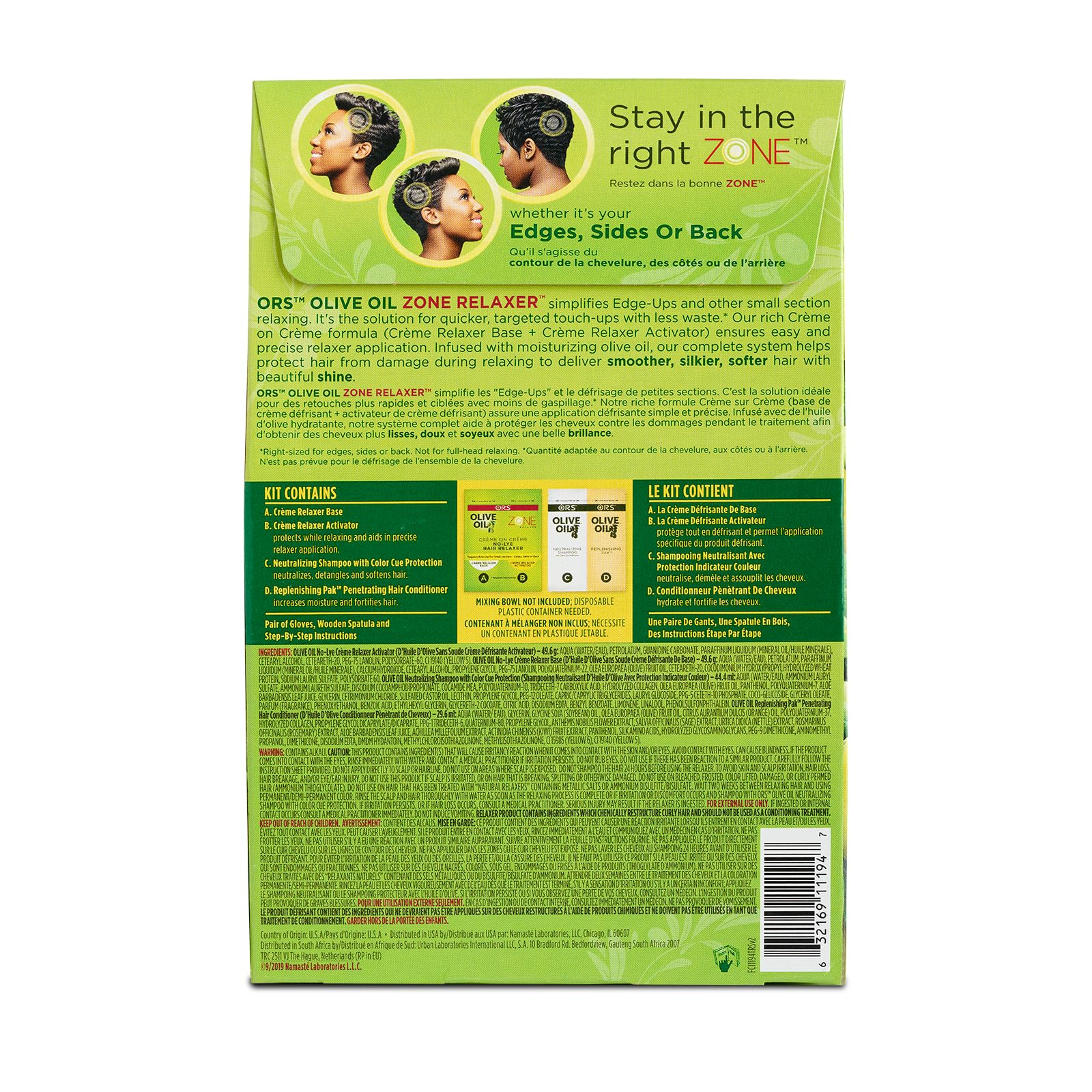 ORS Olive Oil Zone Relaxer Kit (Pack of 1) – Creme, Base & Activator