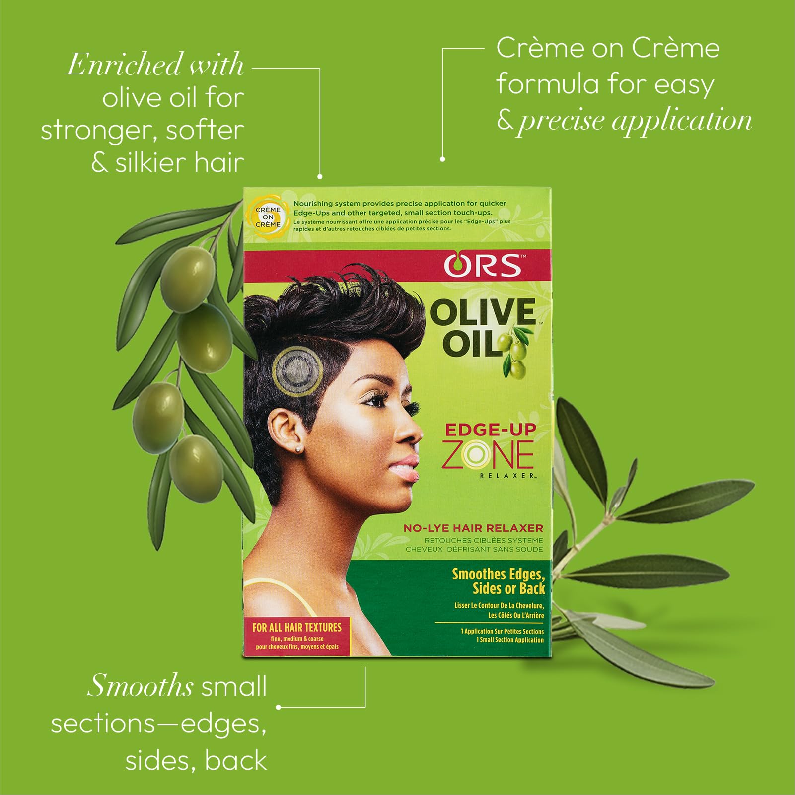 ORS Olive Oil Zone Relaxer Kit (Pack of 1) – Creme, Base & Activator