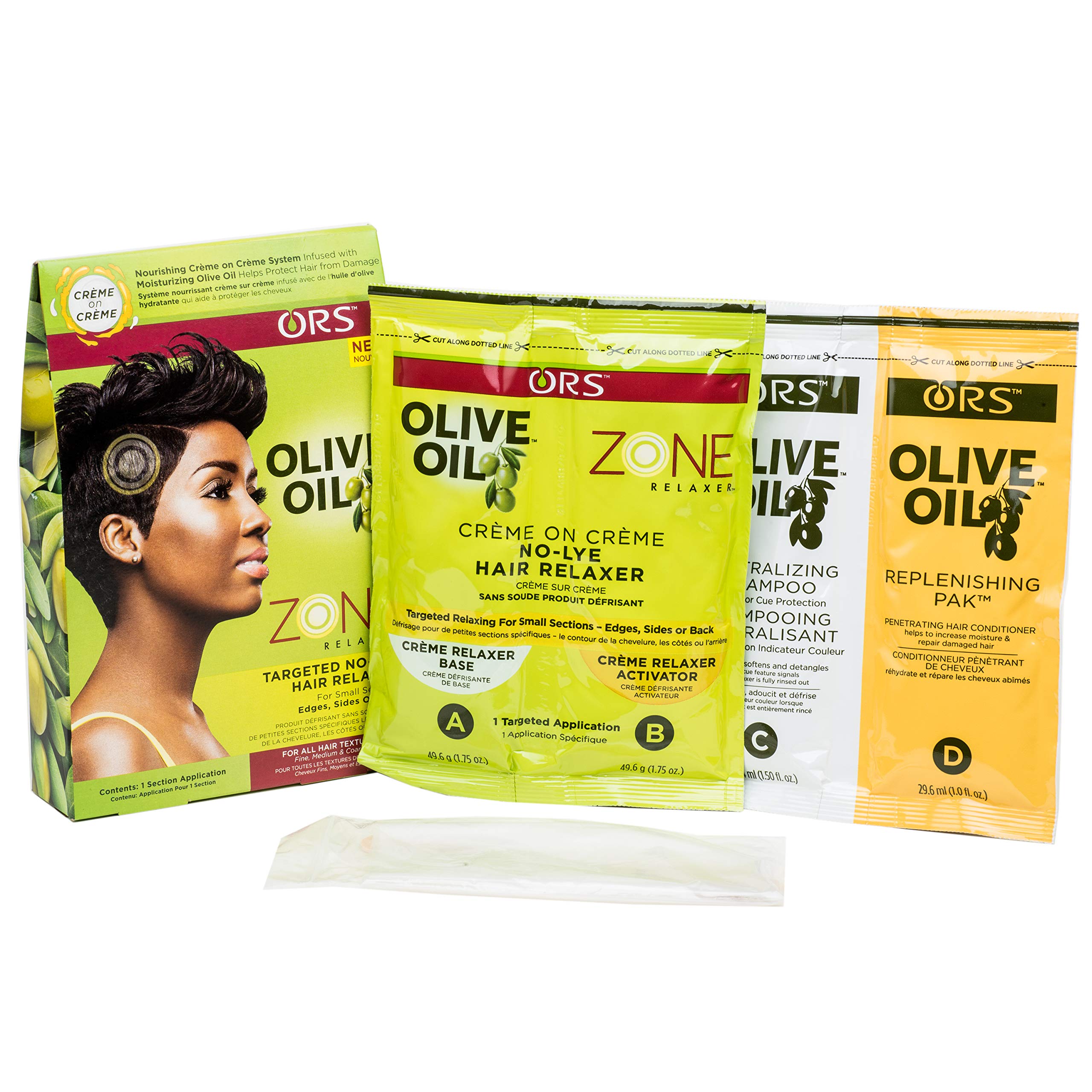 ORS Olive Oil Zone Relaxer Kit (Pack of 1) – Creme, Base & Activator