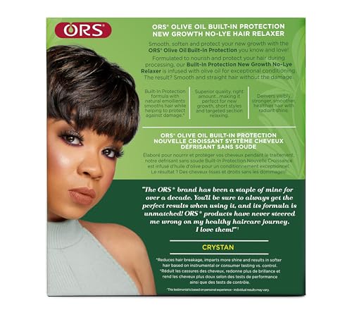 ORS Olive Oil No-Lye Relaxer – Extra Strength with Built-In Protection for New Growth