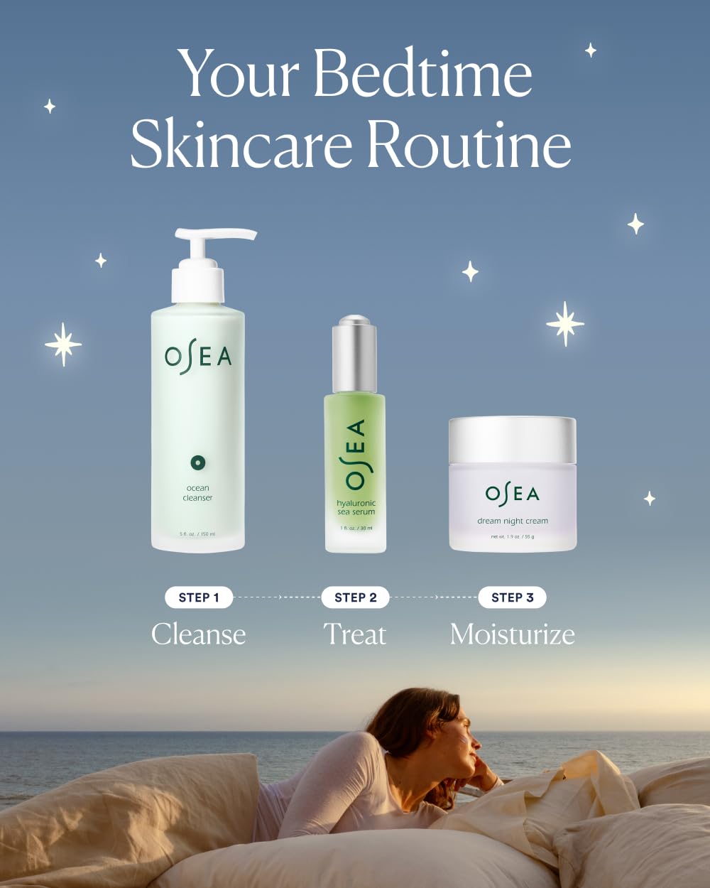 OSEA Dream Night Cream – Algae-Derived Bio Retinol, Deep Hydration
