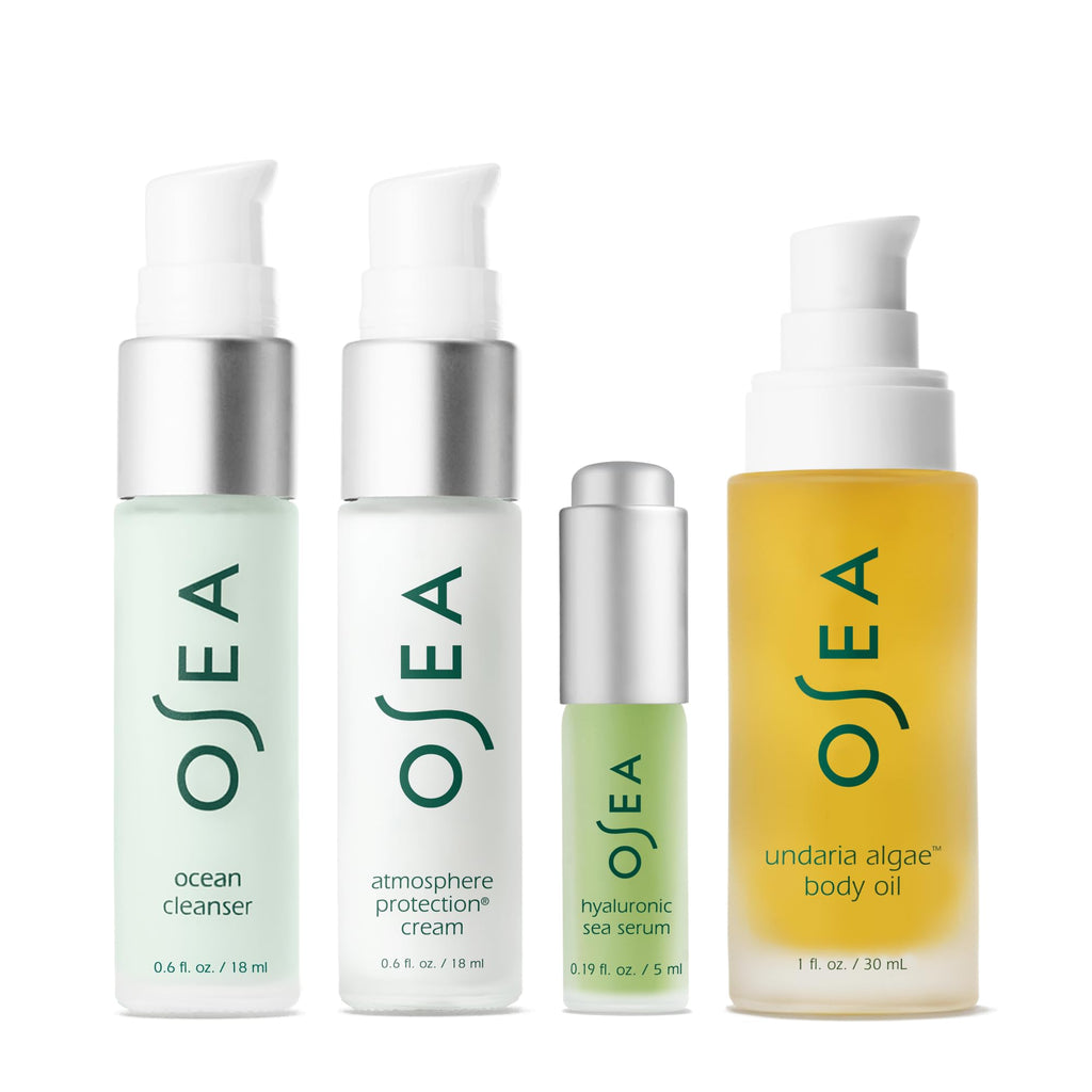 OSEA Bestsellers 4-Piece Travel Skincare Set – Face & Body