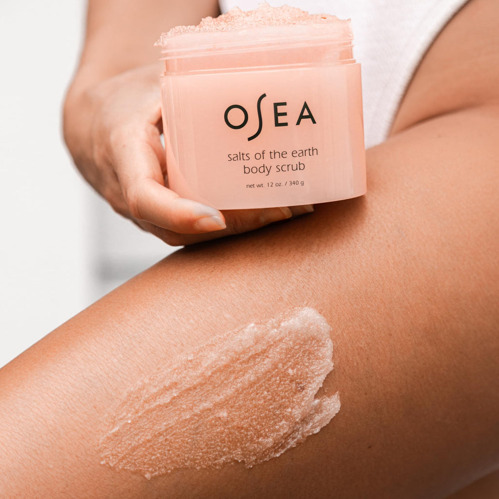 OSEA Salts of the Earth Body Scrub | Pink Himalayan Salt, Lavender