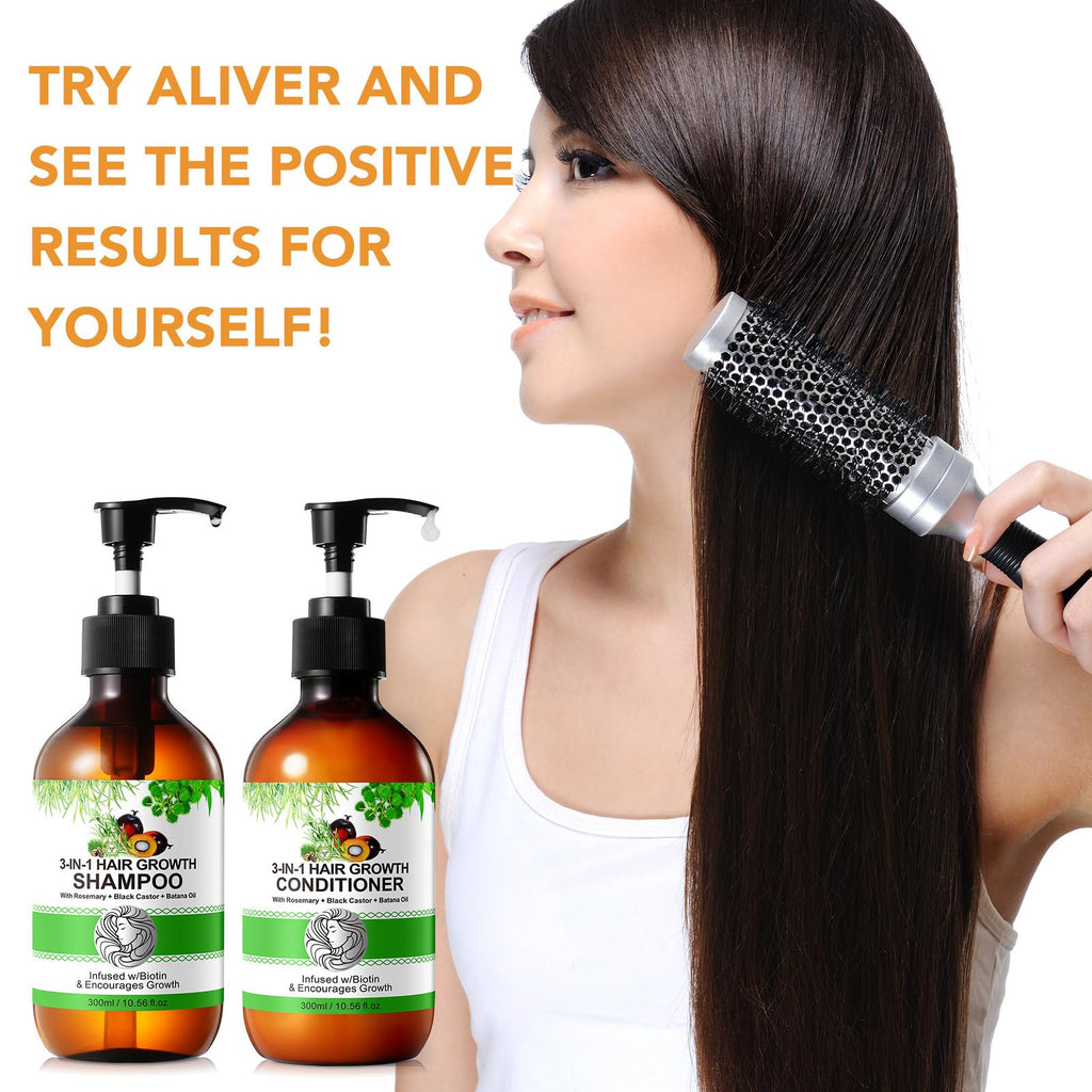 O.SECERT Biotin Shampoo & Conditioner for Hair Loss — Thickening Formula with Rosemary, Black Castor & Batana Oil