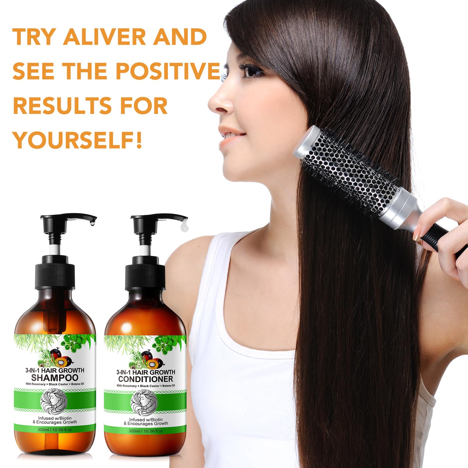 O.SECERT Biotin Shampoo & Conditioner for Hair Loss — Thickening Formula with Rosemary, Black Castor & Batana Oil