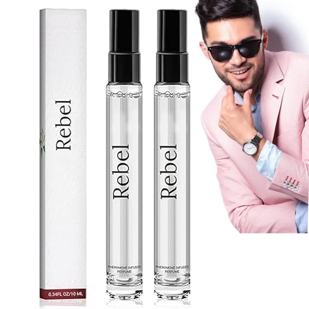 OSFRIAGE Alloura Rebel Pheromone Cologne for Men – Long-Lasting Fragrance, Portable 2-Pack