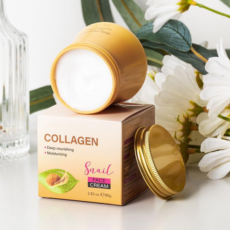 OSFRIAGE Snail Collagen Cream – Anti-Wrinkle & Rejuvenating Moisturizer for Women (2PCS)